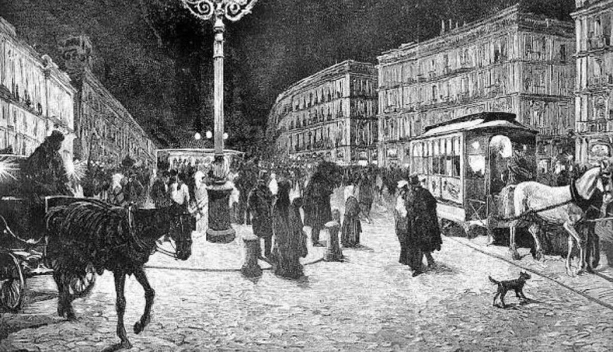 Los concejales socialistas por la municipalización del alumbrado público en Madrid (1912)